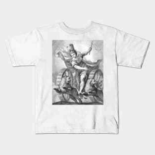 Tower Sibyl leading lions Kids T-Shirt